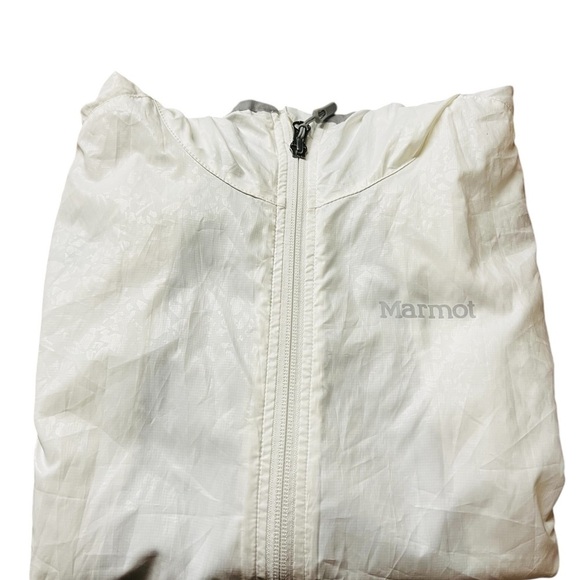 MARMOT WOMEN’S WHITE LIGHTSWEIGHT WINDBREAKER SIZE MEDIUM - Picture 13 of 13